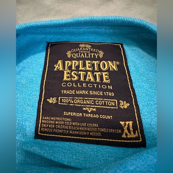 UEC- Men’s Jamaica Appleton Rum Estate T-Shirt in size XL. 100% Organic Cotton - Picture 3 of 5